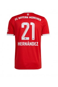 Fotbalové Dres Bayern Munich Lucas Hernandez #21 Domácí Oblečení 2022-23 Krátký Rukáv